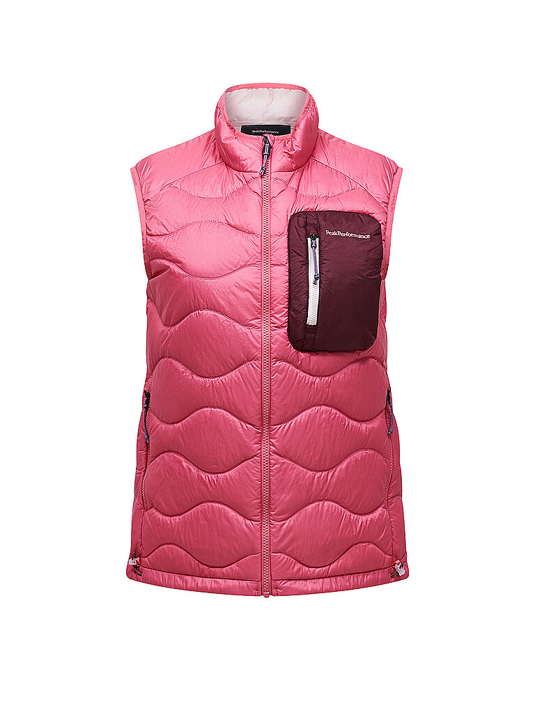 PEAK PERFORMANCE Damen Weste Helium Utility Down koralle | S